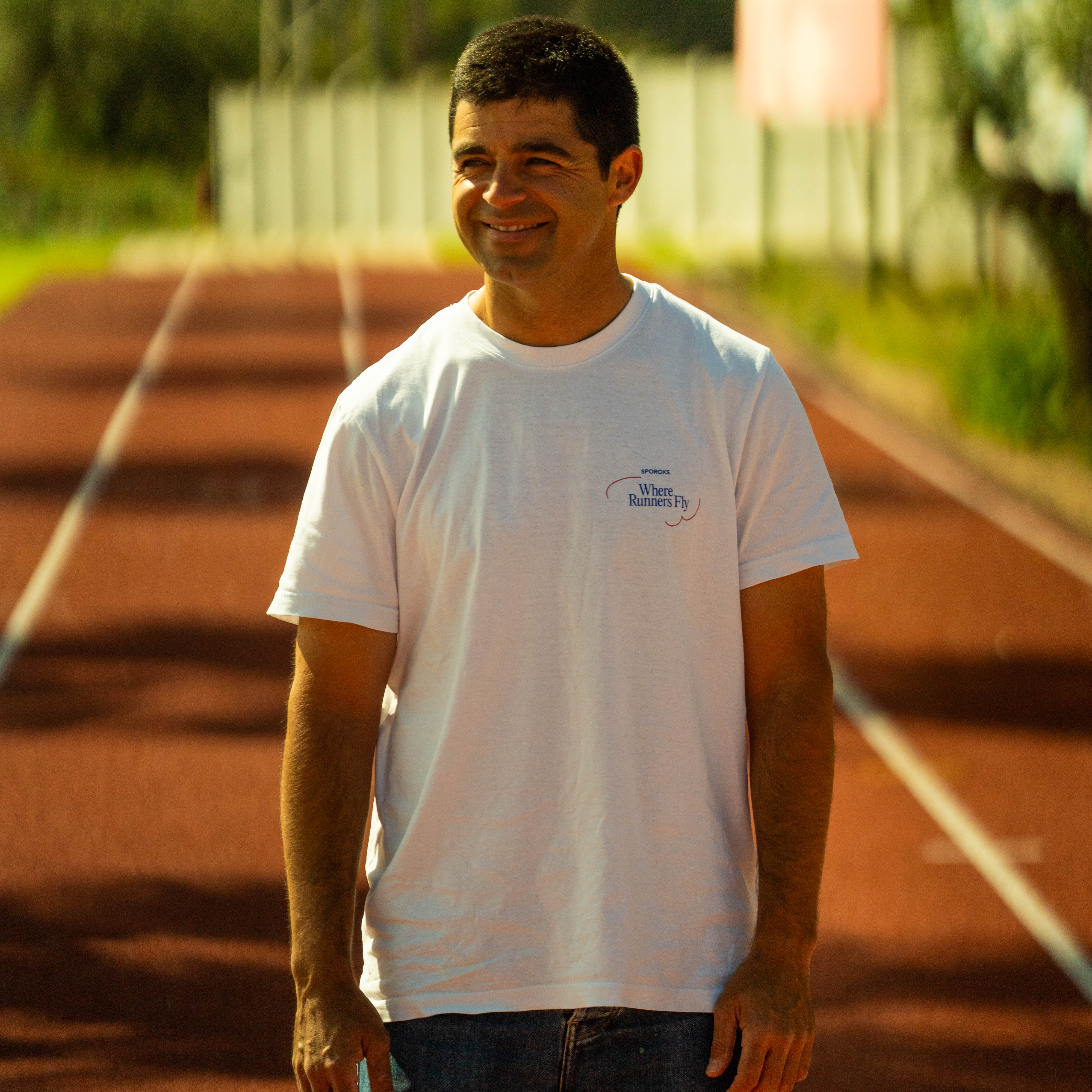 Where runners fly T-Shirt Man
