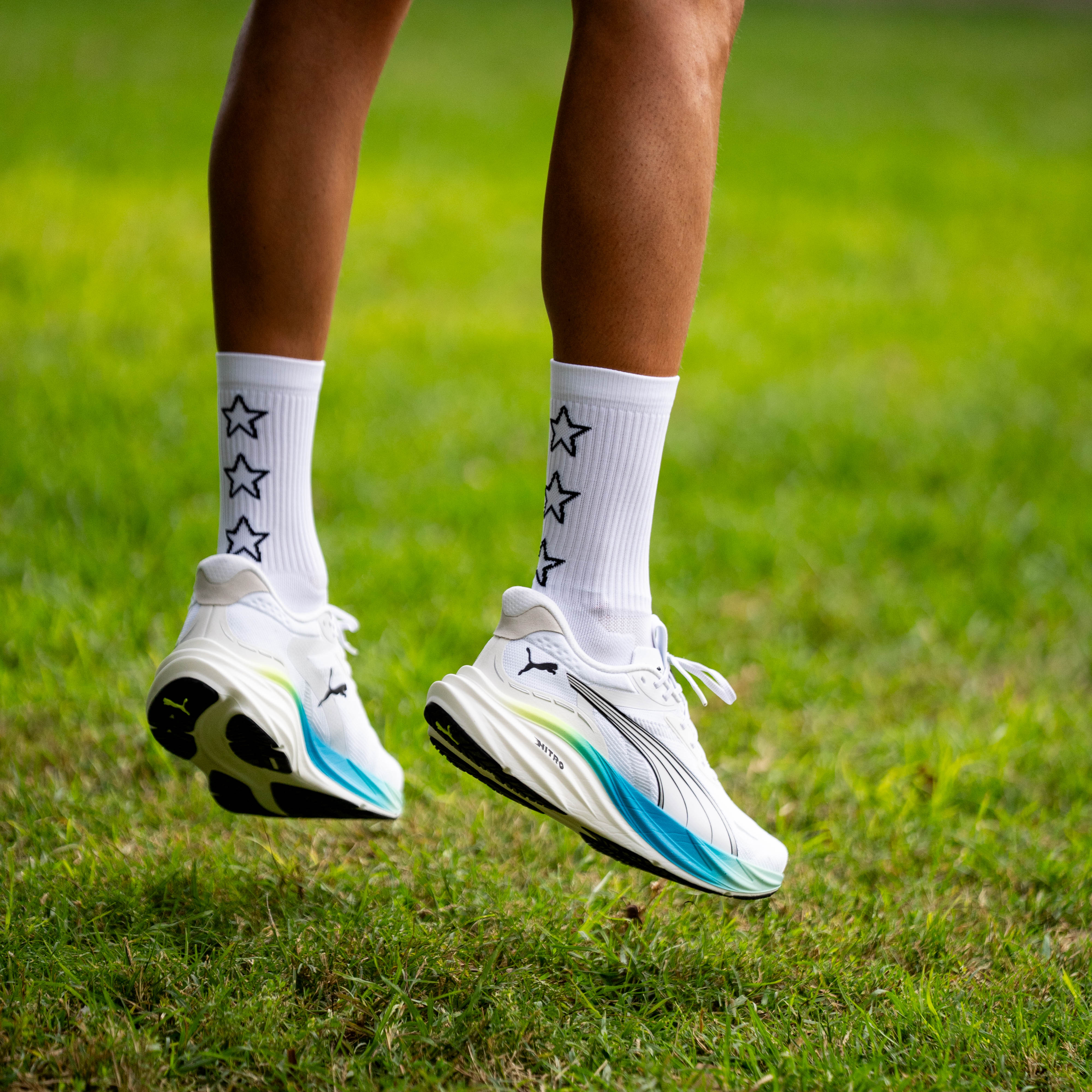 LEGEND WHITE - CHAUSSETTES DE FITNESS