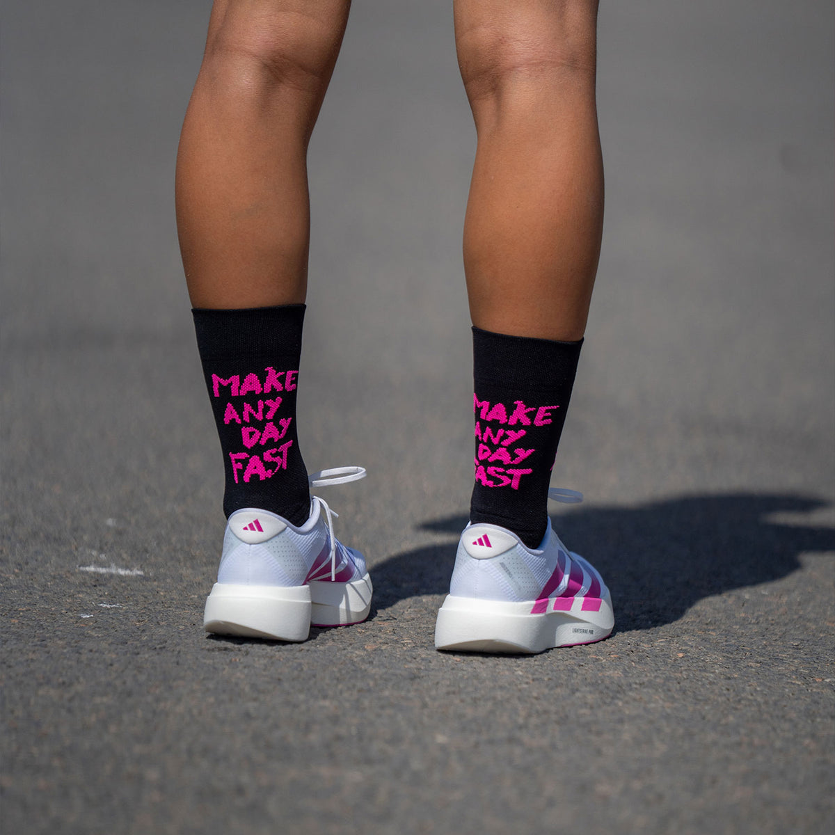 MAKE ANY DAY BLACK - RUNNING SOCKS