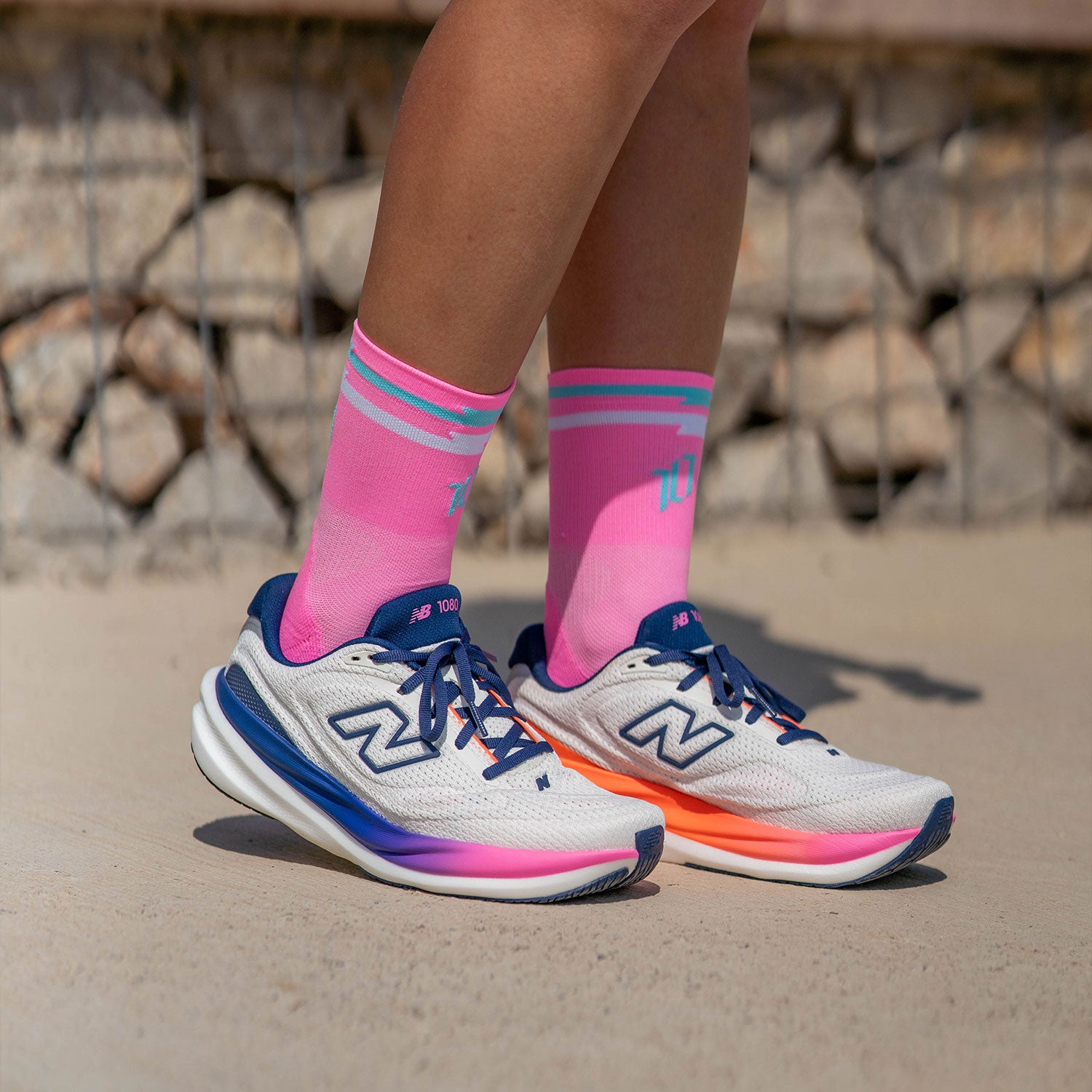 SUMMER 10 PINK - CALCETÍN RUNNING PRO COMFORT