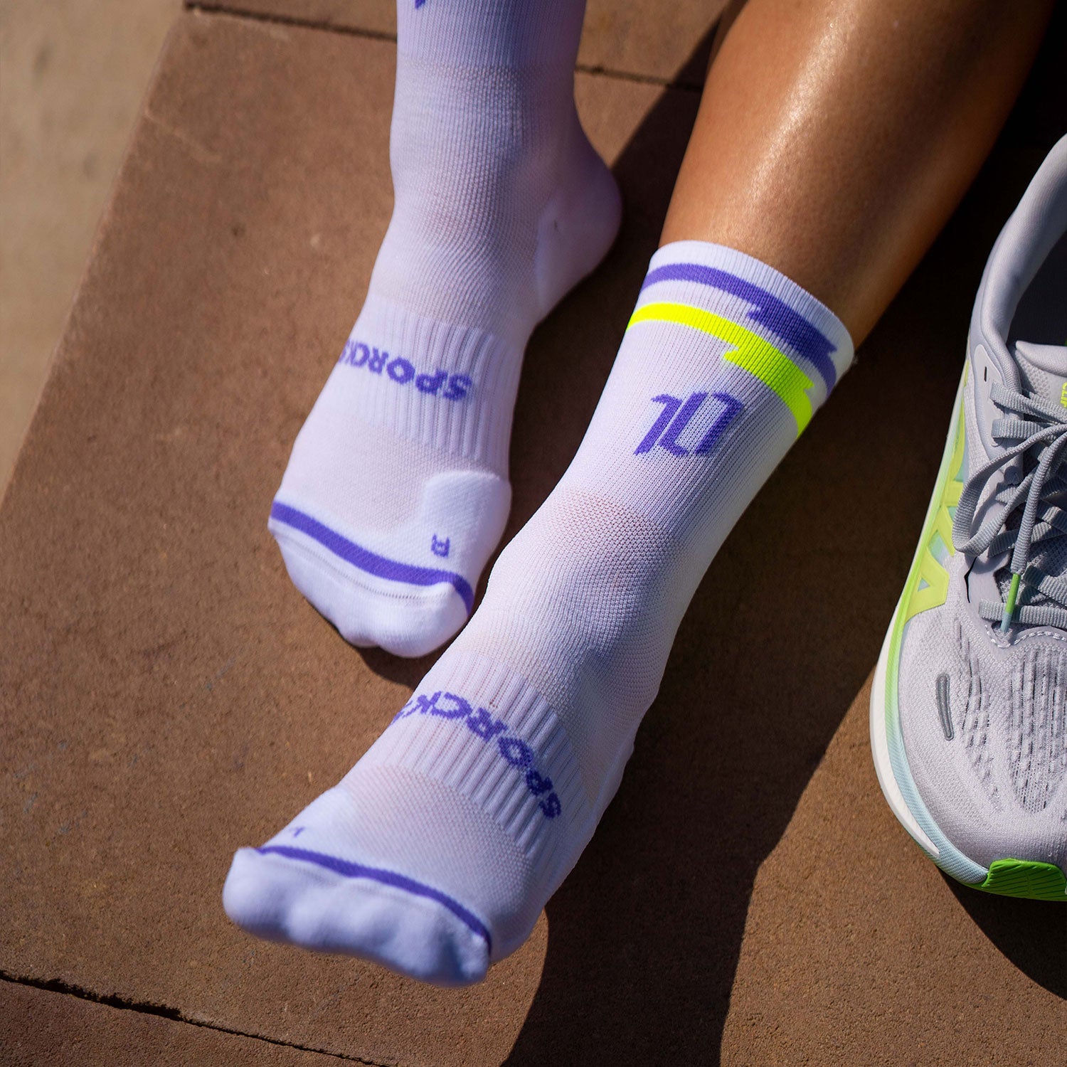 SUMMER 10 WHITE - CALCETÍN RUNNING PRO COMFORT