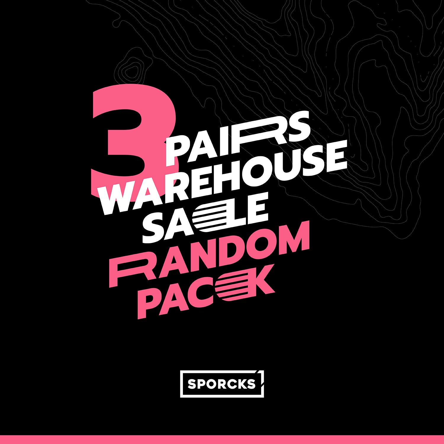 3 PAIRS WAREHOUSE SALE - RANDOM PACK