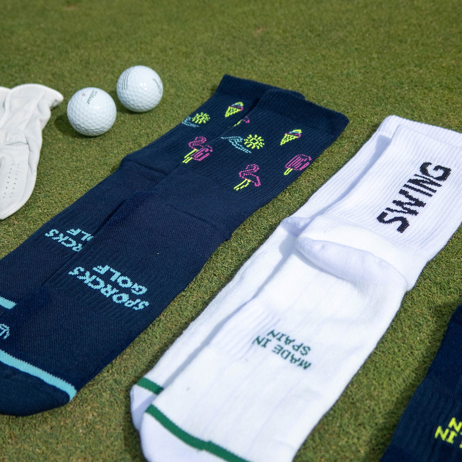 SUMMER NIGHT BLUE - CALCETÍN GOLF