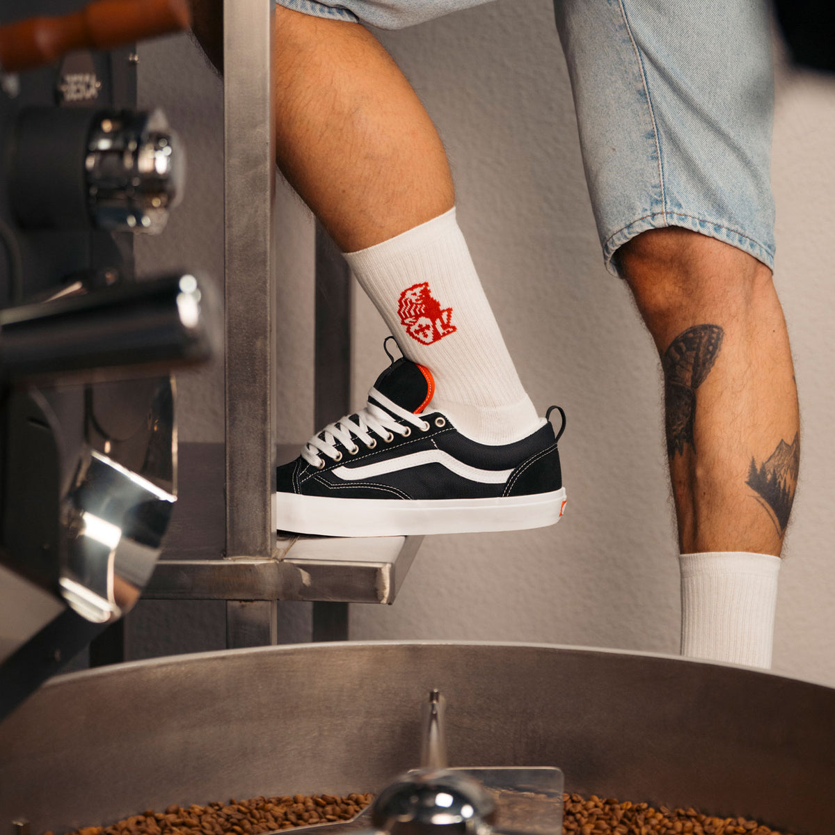 LA MARZOCCO WHITE - CHAUSSETTES DE RUE